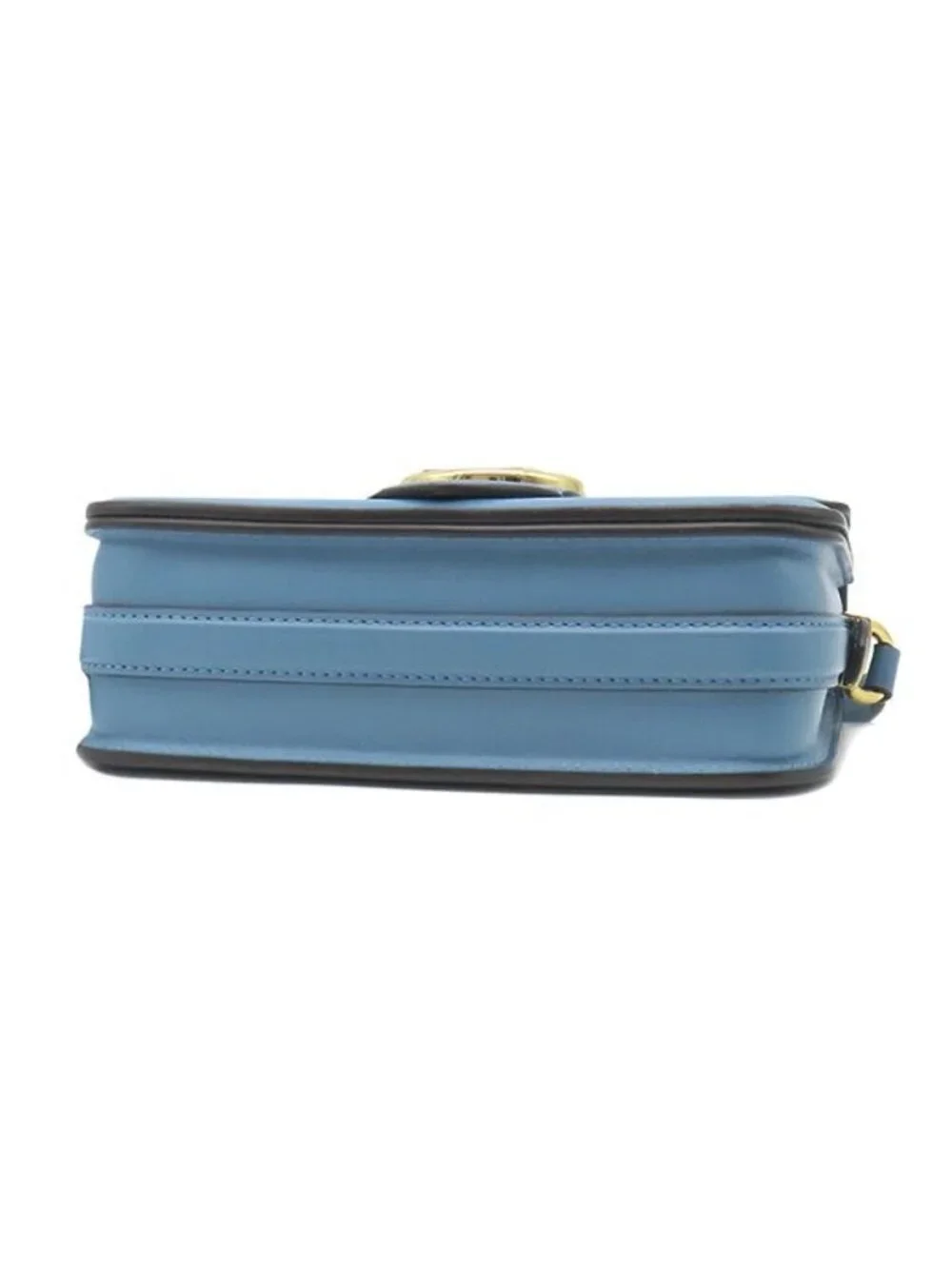 Louis Vuitton Shoulder Bag LV Pont Neuf Calf Blue Gold Red Bicolor LV Circle